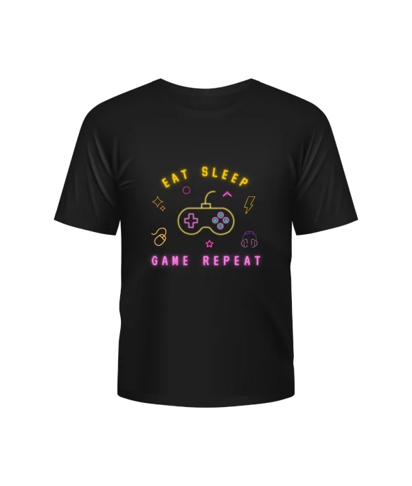 Eat Sleep Gaming Repeat T-Shirt