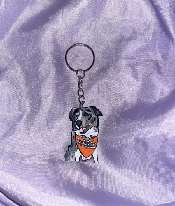 Illustration Doggy Keychain